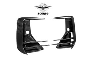 SOOQOO prepres rivestimento di sfiato paraurti anteriore in fibra di carbonio per BMW X3 G01 X4 G02 <span class=keywords><strong>IX3</strong></span> G08 lifting 2022 + - Product Image 4