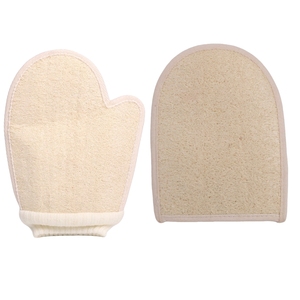 Wholesale High Quality Hotel Loofah Bath Loofah Sponge fingerless gloves - Product Image 1