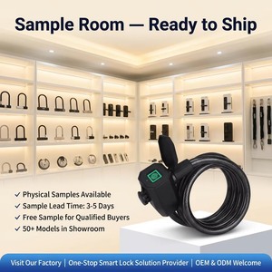 Candado para Bicicleta con Huella Dactilar a Prueba de Agua IP65, Candado Inteligente Antirrobo con Cable y Control por Aplicación Bluetooth para Bicicletas de Montaña y Carretera - Product Image 4