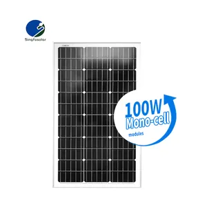 Half Cell solar and photovoltaic panels 100W solar power station Solar Panels for Solar mounting system