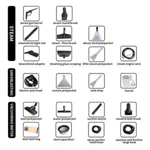 Limpiador <span class=keywords><strong>de</strong></span> <span class=keywords><strong>Vapor</strong></span> Cuatro en Uno LC-30SE <span class=keywords><strong>de</strong></span> Alta Potencia para Sofás, Alfombras, Cortinas, <span class=keywords><strong>Colchones</strong></span> y Interiores <span class=keywords><strong>de</strong></span> Automóviles - Product Image 2