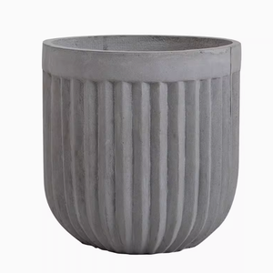 Creativo zigzag redondo Estilo nórdico moderno Simple paisaje arte hecho a mano magnesio arcilla <span class=keywords><strong>maceta</strong></span> - Product Image 5