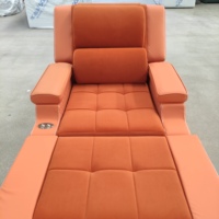 Fauteuil de réflexologie électrique moderne et luxueux, inclinable, pour massage des pieds, idéal pour les salons de beauté et les spas.
