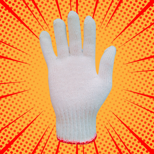 Guantes de Trabajo de Algodón con Puño Tejido, Textura Suave, Antideslizantes, Guantes de Seguridad de Uso General - Product Image 3