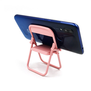 Support universel pour télé<span class=keywords><strong>phone</strong></span> portable Support multicolore Design de chaise Support de bureau Support de télé<span class=keywords><strong>phone</strong></span> réglable pour tous les téléphones - Product Image 2