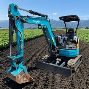Excavadora usada versátil modelo 2014, 80% nueva, excavadora compacta de 3.5 toneladas con giro de cola cero, excavadora Kubota usada, excavadora de segunda mano. - Product Image 2