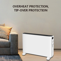 壁铝电动对流器面板玻璃安装定时器2000w，带加热器供应商