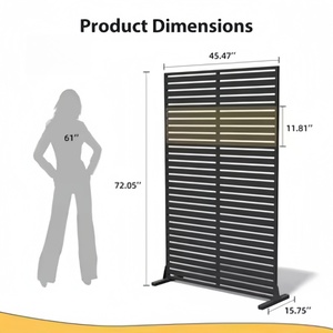 Écran de confidentialité extérieur, panneau de confidentialité décoratif, clôture, écran de confidentialité pour patio, cour, balcon, piscine - Product Image 4