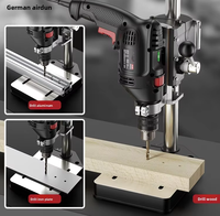 Support de perceuse électrique multifonctionnel universel convertible, mini perceuse de table domestique, petite perceuse pistolet 220V