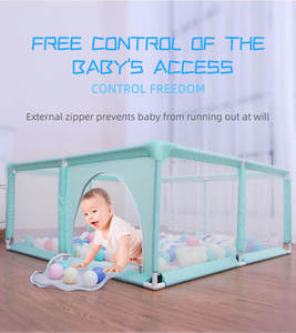 2025 portatile pieghevole bambino Playard facile da montare interno/esterno box con pannello di sicurezza in legno stile casa parco palestra uso - Product Image 5
