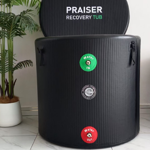 Bain à remous gonflable cannelé pour spa Baignoire à remous Piscines froides extérieures - Product Image 6