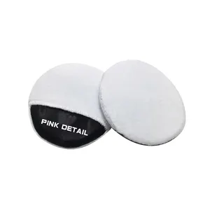 PINKDETAIL Premium Car Detailing Microfiber Velvet Wax Applicator