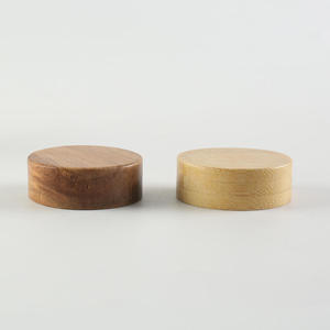 Couvercles multifonctionnels en silicone et bois de bambou, écologiques, style classique, pour pots en verre de 0,5 à 1 L, avec trous de scellage - Product Image 2