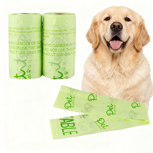 Eco Friendly High Quality Custom Bio <b>Compostable</b> Biodegradable Pet Waste <b>Bag</b> Dog Poop <b>Bag</b> - Product Image 1
