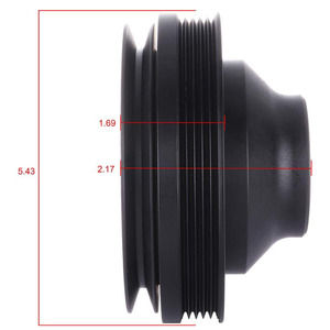 รอกสายพานวี 50 มม. รู 3 ร่อง สำหรับมิตซูบิชิ ใช้ในอุตสาหกรรม วัสดุ ABS - Product Image 2