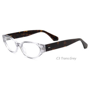MM023 Montature Ottiche in Acetato Durevoli e alla Moda, <span class=keywords><strong>Occhiali</strong></span> Personalizzati Stile <span class=keywords><strong>M</strong></span> I U, <span class=keywords><strong>Occhiali</strong></span> a Occhio di Gatto - Product Image 3