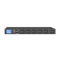 Cerdas 19 "PDU IEC C13/C19 Schuko NEMA outlet tampilan LCD 1 fase pengendali jarak jauh peralatan distribusi daya
