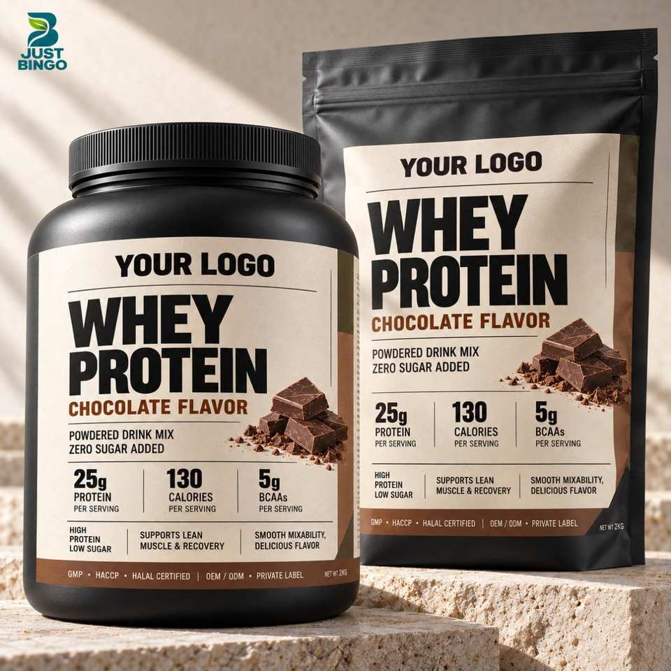 Halal Plant Protein Powder in Refill Bags OEM Formulation and Packaging ...