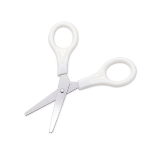 Ciseaux à pointe arrondie pour étudiants, 90 mm, en acier inoxydable, pour la découpe de papier artisanal, utilisation au bureau - Product Image 2