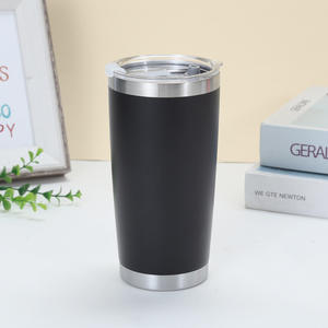 Gobelet isotherme de 20 oz avec couvercles, tasse à café thermique à double paroi en acier inoxydable pour la maison, le bureau - Product Image 3
