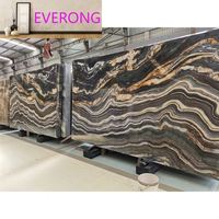 Dalle de quartzite fusionnée violette Raw Bookmatch