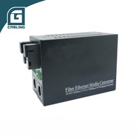 Convertidor de Medios Ethernet de Fibra Óptica Gcabling Mini 20KM SC LC SM 1550/1310nm, Gigabit Ethernet, Fibra Óptica 10/100/1000 Mbps