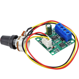 Contrôleur de vitesse de moteur DC 1.8V 3.7V 5V 6V 9V 12V, carte de contrôle PWM 2A avec fusible - Product Image 5