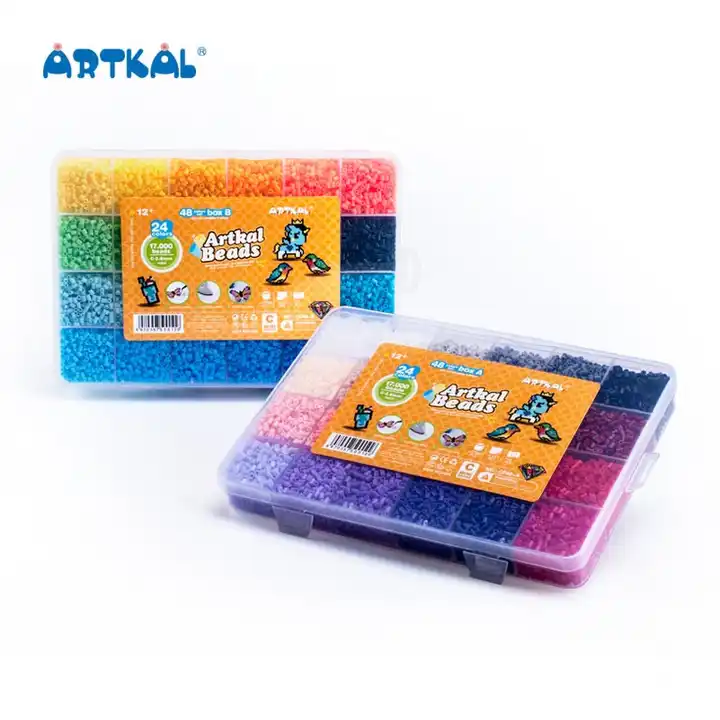 24color 2.6mm Mini Beads Color Set Hama Beads Puzzle Toy Gift For