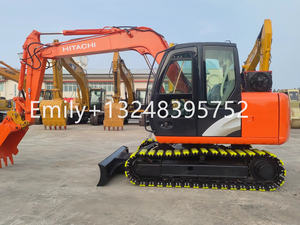 Excavadora Hitachi ZX70 7ton usada, importación de Japón, excavadora EX70 pequeña de segunda mano sobre orugas a la venta - Product Image 2