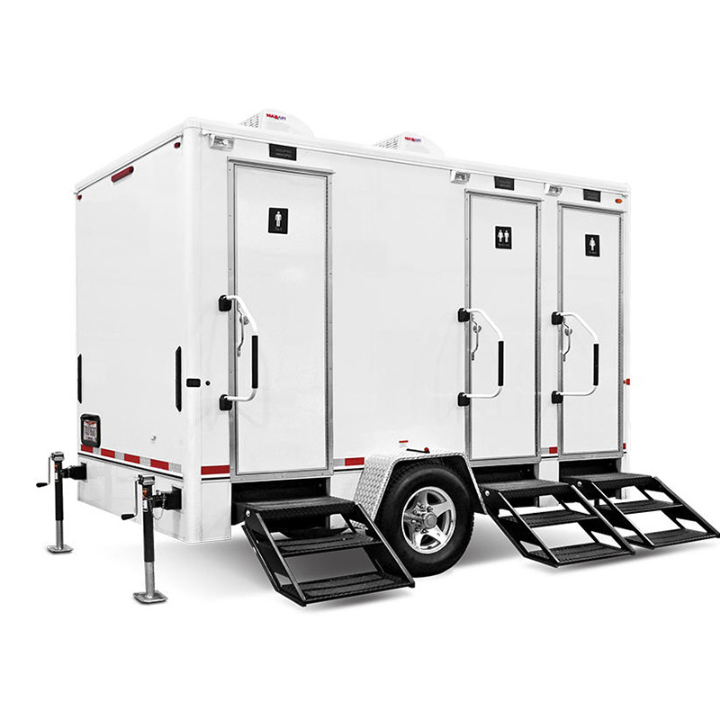 Portable Toilet Trailer with Odor Control