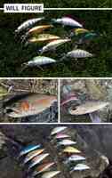 50mm 5.2g truite d'eau douce brochet leurre japon Pesca artificiel dur appât méné naufrage appâts de pêche ciblant le bar