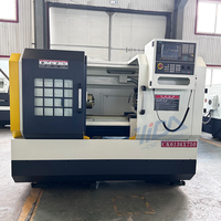 Tour CNC compact CK6136 de fabrication chinoise, à banc plat, haute précision, pour applications industrielles légères