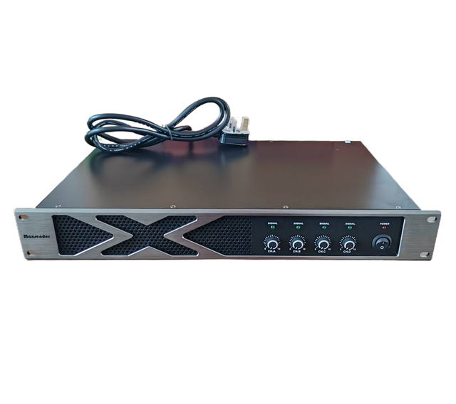 X-4300 Manufacturer Hot-selling 4Channel 300Watts Hi-Fi-level Digital (Class D) Professional Stage Audio Power Amplifier 8-Ohm