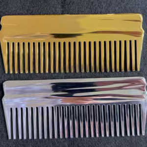 Custom Stainless Steel/Brass Comb - ISO9001 Certified, Premium Polished <b>Craft</b>, Ideal for Grooming & Daily Use - Product Image 1