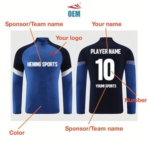 Sudadera Deportiva con Media Cremallera para Hombre, Manga Larga, Traje Deportivo para Correr, Camisa de Trabajo para Hombre y Mujer, Chaqueta Deportiva, Traje de Calentamiento para Entrenamiento Deportivo - Product Image 6