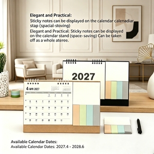 <span class=keywords><strong>Calendario</strong></span> Simple con Notas, <span class=keywords><strong>Calendario</strong></span> de Notas Personalizado para Empresa, Bloc de Notas de Escritorio, <span class=keywords><strong>Calendario</strong></span> de Mesa 2027 y Bloc de Notas - Product Image 5