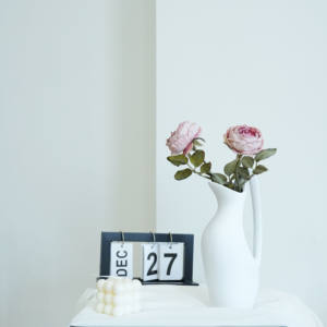 <span class=keywords><strong>Promie</strong></span> tela de seda 49CM 4 cabezas rosas artificiales realistas para mesa - Product Image 3