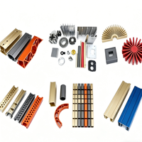 Profilés en aluminium série 6000 à rainures en T et en V, pièces usinées CNC, pliage, soudage, peinture poudrée, longueur personnalisée pour l'énergie solaire
