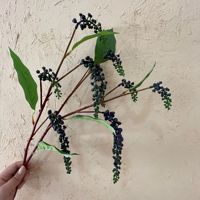 Tige de baies artificielles suspendues de 78 cm, branche réaliste de fruits artificiels pour décoration florale de mariage, remplissage de vases et décoration intérieure