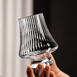 Hochwertige benutzer definierte Bourbon Whisky Kristallglas Snifter Schmaler Rand Verkostung gläser Schweres Whisky Verkostung sglas - Product Image 2