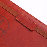 Haute qualité en cuir A5 planificateur 2025 métal coin Journal calendrier livre Agenda quotidien journal avec fil mensuel couture reliure
