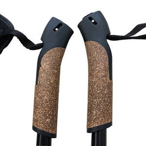Bastones nórdicos para caminar, bastón de Muleta de viaje de <span class=keywords><strong>material</strong></span> de fibra de carbono para acampar al aire libre, bastones nórdicos para caminar, bastones para senderismo - Product Image 5