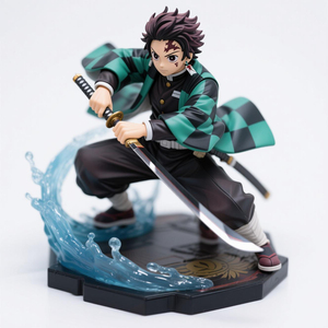 Neues Produkt Anime Demon Slayer Action figur Tanjirou Battle Stance Figure Toys