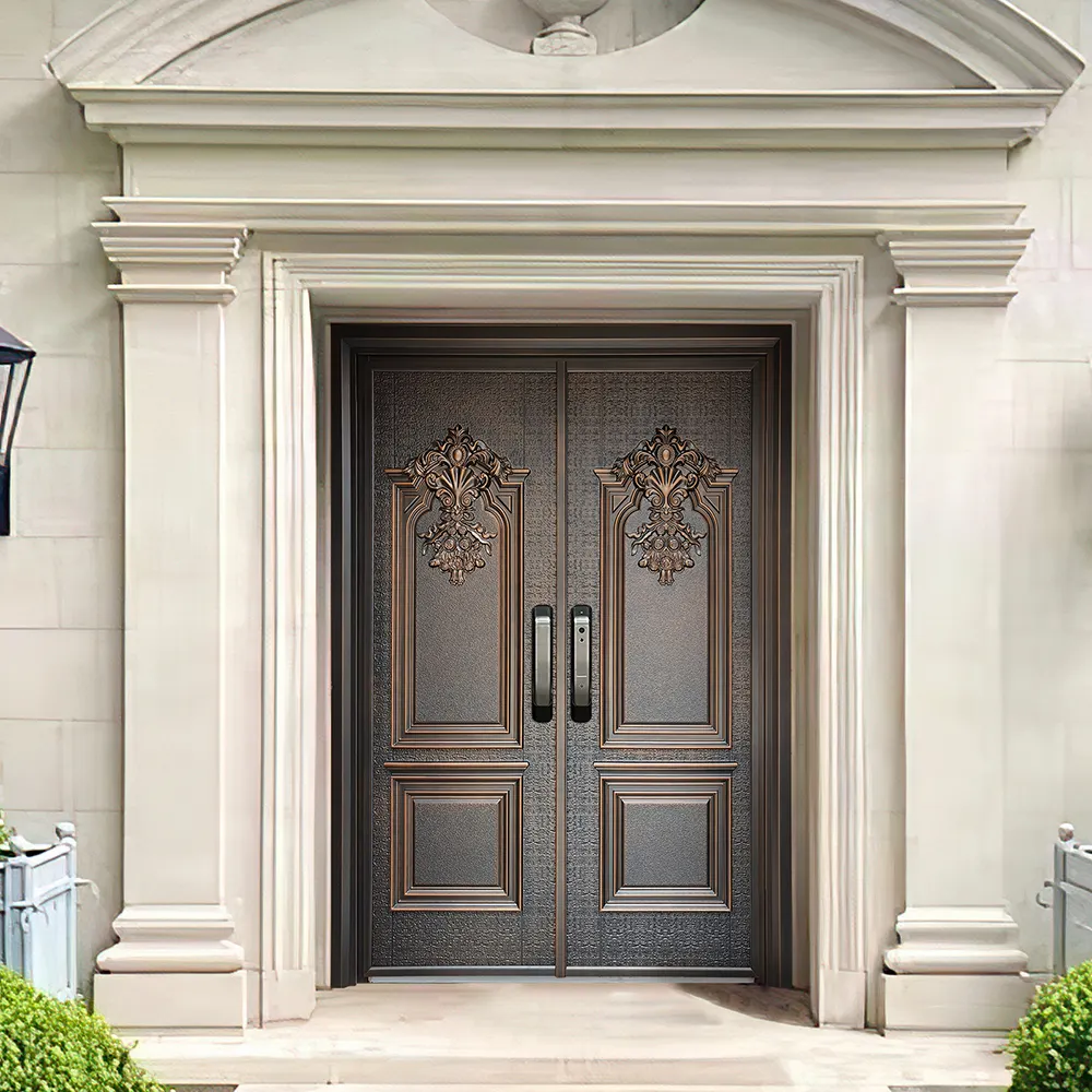Индивидуальные передние внешние двери для дома, главный вход, стальные защитные двери для домов, другие двери