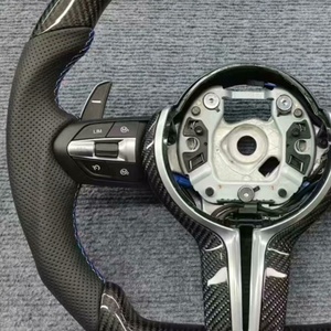 BMW E90 F10 F30 F31 F32 F36 F20 E92 E60 X6 E71 F20 F36 E70 M3 M5 Siyah Delikli Deri Karbon <span class=keywords><strong>M</strong></span> Sport Direksiyon Simidi - Product Image 3