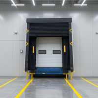 Joint d'étanchéité de quai de chargement en alliage d'aluminium avec ouverture latérale électrique anti-collision, garantie de 2 ans