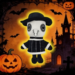 Jouets en peluche Halloween : Docteur <span class=keywords><strong>de</strong></span> <span class=keywords><strong>la</strong></span> Peste, Bec <span class=keywords><strong>de</strong></span> Corbeau, Chauve-souris Lumineuse, Dieu <span class=keywords><strong>de</strong></span> <span class=keywords><strong>la</strong></span> <span class=keywords><strong>Mort</strong></span>, Fantôme. Poupées en peluche d'horreur amusantes en coton PP Super. - Product Image 6