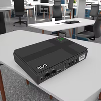 DC Mini UPS 12V untuk WIFI Router 10400mah UPS Power Supply dengan POE Port baterai Lithium cadangan Power Bnak untuk aplikasi rumah