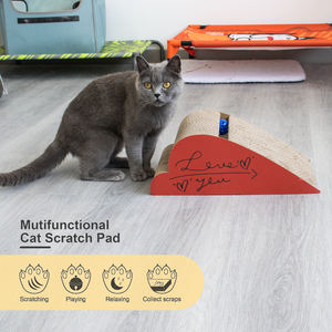 Walvis Vorm Kat Scratcher Pad Gratis Catnip Oem Custom Moderne Kartonnen Krabber Kat Duurzame Indoor Kattenkrabber - Product Image 6
