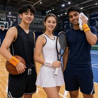 Bandeaux de tennis personnalisés de haute qualité bracelet de sport pour hommes et femmes fabricant